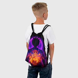 Рюкзак-мешок Ванпис - неоновый Луффи, цвет: 3D-принт — фото 2