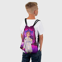 Рюкзак-мешок Дандадан Сиратори Айра с кофе, цвет: 3D-принт — фото 2