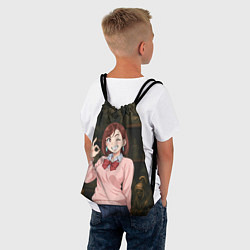 Рюкзак-мешок Сиратори Айра - знак ок, цвет: 3D-принт — фото 2