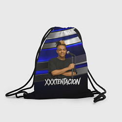 Рюкзак-мешок XXXTentacion с микрофоном довольный, цвет: 3D-принт