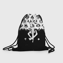 Мешок для обуви Doom черно белые аниме