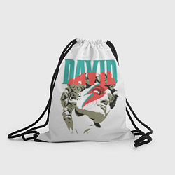 Рюкзак-мешок David Bowie статуя Давида, цвет: 3D-принт