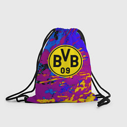 Рюкзак-мешок Borussia абстрактные краски, цвет: 3D-принт
