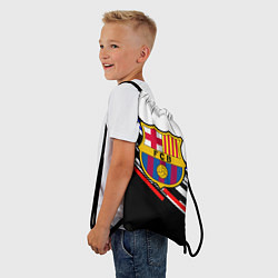 Рюкзак-мешок Barcelona полосы текстура спорт, цвет: 3D-принт — фото 2