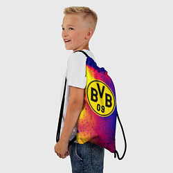 Рюкзак-мешок Borussia космические краски, цвет: 3D-принт — фото 2