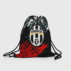 Рюкзак-мешок Juventus краски штрихи текстура, цвет: 3D-принт