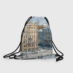 Мешок для обуви Зимняя улица Питера