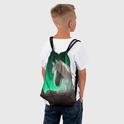 Рюкзак-мешок Хакер лошадь, цвет: 3D-принт — фото 2