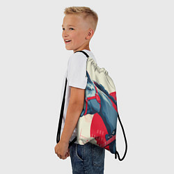 Рюкзак-мешок Лошадь в абстрактном стиле, цвет: 3D-принт — фото 2