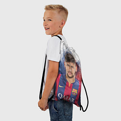 Рюкзак-мешок Neymar FCB, цвет: 3D-принт — фото 2