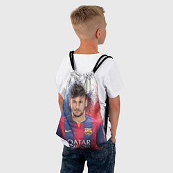Рюкзак-мешок Neymar FCB, цвет: 3D-принт — фото 2