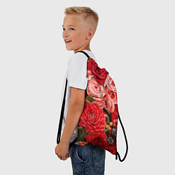 Рюкзак-мешок Ассорти из цветов, цвет: 3D-принт — фото 2