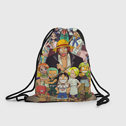 Рюкзак-мешок One Piece, цвет: 3D-принт