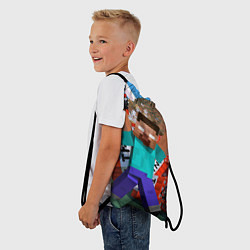 Рюкзак-мешок Minecraft Man, цвет: 3D-принт — фото 2