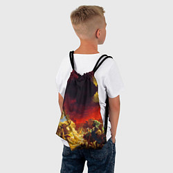Рюкзак-мешок Брюллов Последний день Помпеи, цвет: 3D-принт — фото 2