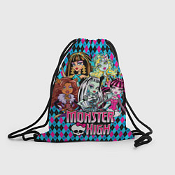 Рюкзак-мешок Monster High, цвет: 3D-принт