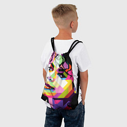 Рюкзак-мешок Michael Jackson Art, цвет: 3D-принт — фото 2