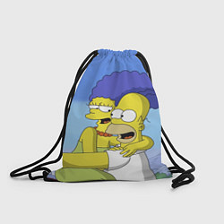 Рюкзак-мешок Гомер и Мардж, цвет: 3D-принт