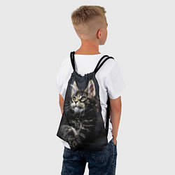 Рюкзак-мешок Кошечка, цвет: 3D-принт — фото 2