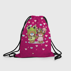Рюкзак-мешок Мишки, цвет: 3D-принт