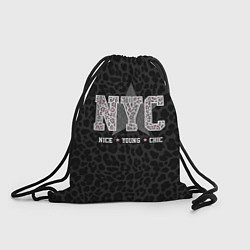 Рюкзак-мешок NYC, цвет: 3D-принт