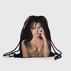 Рюкзак-мешок Angelina Jolie, цвет: 3D-принт