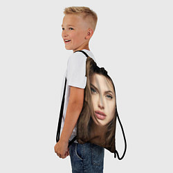 Рюкзак-мешок Анжелина Джоли, цвет: 3D-принт — фото 2