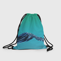Рюкзак-мешок Зеленая вода, цвет: 3D-принт
