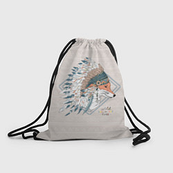 Рюкзак-мешок Fox: Wild Free, цвет: 3D-принт