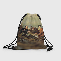 Рюкзак-мешок Русские охотники, цвет: 3D-принт