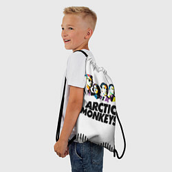 Рюкзак-мешок Arctic Monkeys: Music Wave, цвет: 3D-принт — фото 2