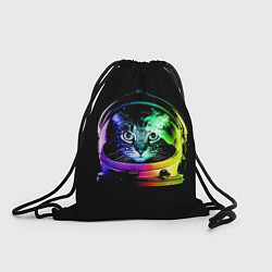 Рюкзак-мешок Кот космонавт, цвет: 3D-принт