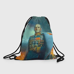 Рюкзак-мешок Георгий Жуков: Маршал Победы, цвет: 3D-принт