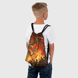 Рюкзак-мешок Dark Souls: Fire Dragon, цвет: 3D-принт — фото 2