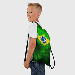 Рюкзак-мешок Бразилия, цвет: 3D-принт — фото 2