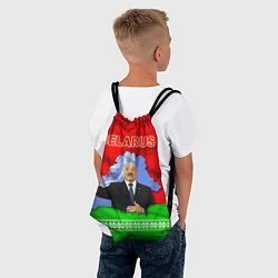 Рюкзак-мешок Беларусь - Александр Лукашенко, цвет: 3D-принт — фото 2