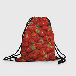 Рюкзак-мешок Клубнички, цвет: 3D-принт