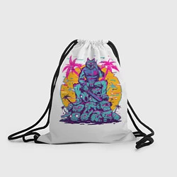 Рюкзак-мешок Hotline Miami: Throne, цвет: 3D-принт