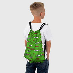 Рюкзак-мешок Sad frogs, цвет: 3D-принт — фото 2