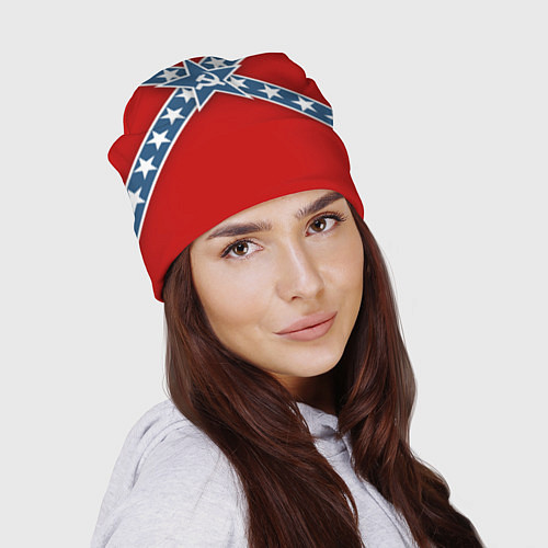 Шапка Флаг советской конфедерации / 3D-принт – фото 2