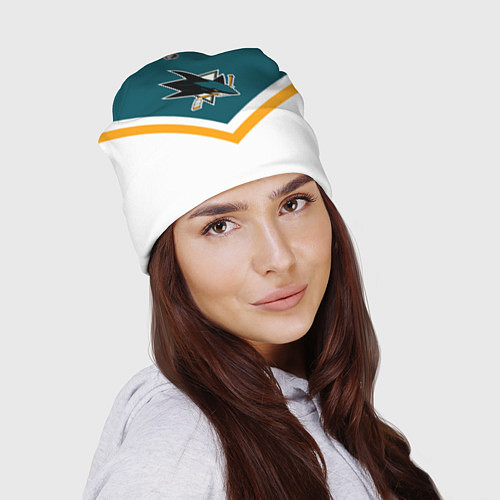 Шапка NHL: San Jose Sharks / 3D-принт – фото 2