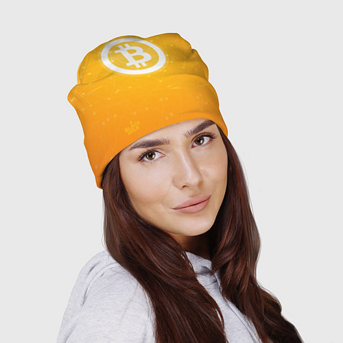 Шапка Bitcoin Orange / 3D-принт – фото 2