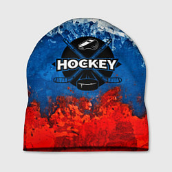 Шапка Хоккей триколор, цвет: 3D-принт