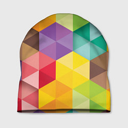 Шапка Цветные зонтики, цвет: 3D-принт
