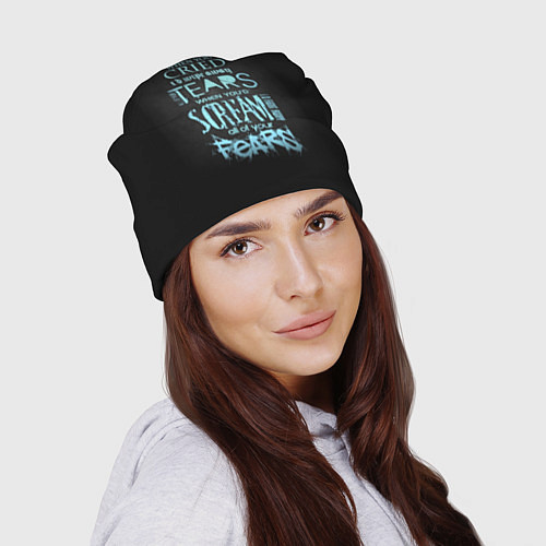 Шапка Слова песни грEvanescence / 3D-принт – фото 2