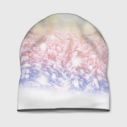 Шапка Зимний лес, цвет: 3D-принт