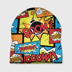 Шапка Boom Pop Art, цвет: 3D-принт