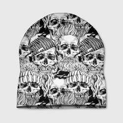 Шапка Hipster skulls