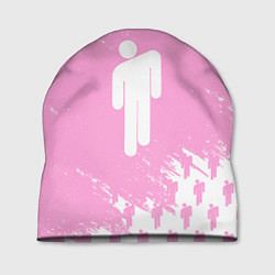 Шапка Billie Eilish: Pink Style, цвет: 3D-принт