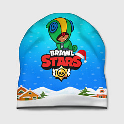 Шапка Brawl Stars новогодний LEON, цвет: 3D-принт